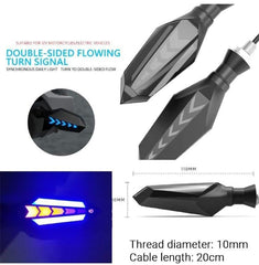 Premium Quality Turn Signals for Bikes Yellow Blue ABS