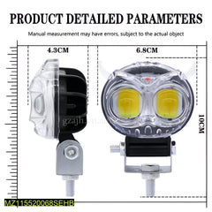 Owl Shaped Crystal Bike Headlight with LED
