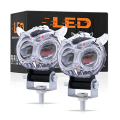 Owl Shaped Crystal Bike Headlight with LED