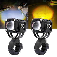 Premium LED Aux Headlight Black Aluminum Weather Resistant