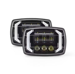 Premium Black Aluminum Headlight for Vehicles