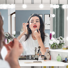 Rechargeable Vanity Mirror LED Lights Off-White