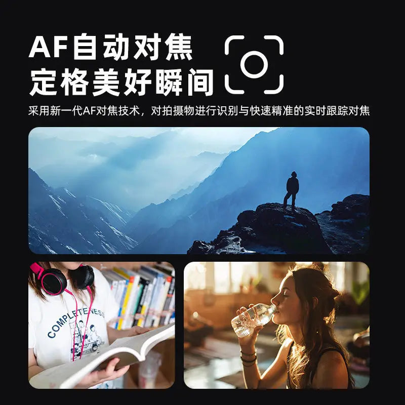 Dual-Camera Selfie-Capable Ccd Digital Camera for Students, Portable Retro Compact Point-And-Shoot Camera with Dual Lenses