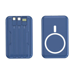 Wholesale cross-border magnetic power bank 10000 wireless charging self-wired fast charging Magsafe mobile power gift printing