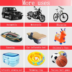 Electric Tire Inflator 12V Portable Car Bike Scooter