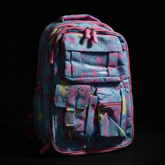 School Backpack for Daily Use – High Quality Durable Material with Multiple Pockets (Blue
