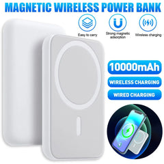 10000mAh Magnetic Wireless Power Bank - Fast Charging Android and IPhone both Suteable Power Bank