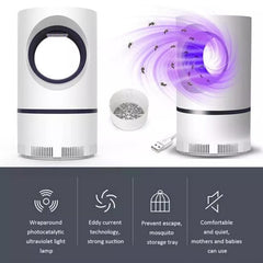 Portable USB Mosquito Killer Lamp | Safe, Silent & Chemical-Free Insect Trap for Home & Travel