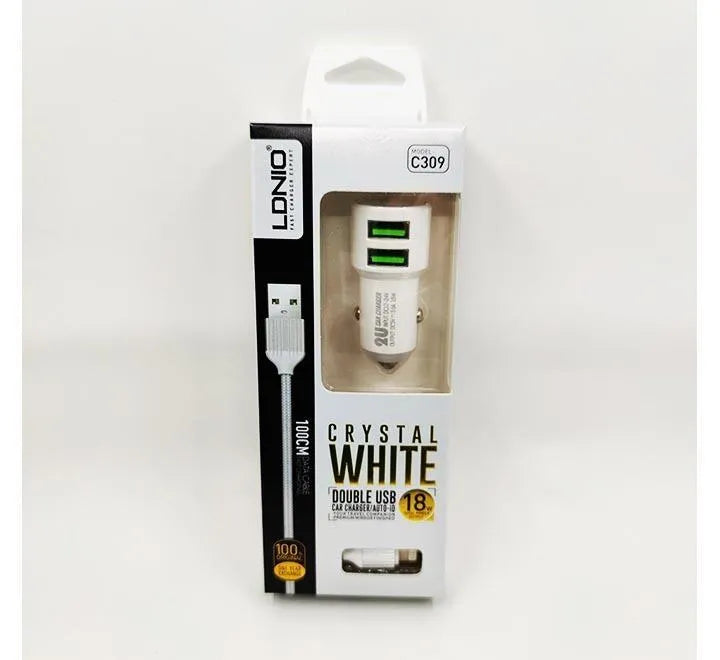 Lino Dual Car Charger Type-C 18W
