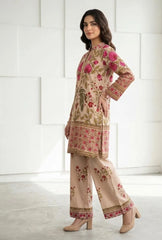 Women's Multicolor Printed Arabic Lawn 2Pc Suit Set