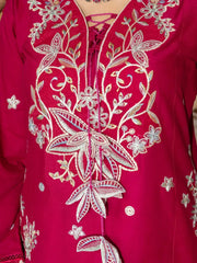 Wasl - U6B Stylish Women's Stitched Embroidered Lawn Suit - 3 Pcs Set