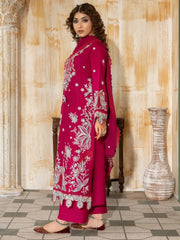 Wasl - U6B Stylish Women's Stitched Embroidered Lawn Suit - 3 Pcs Set