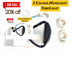 2 Color LED Headlight for Bikes IP65 Waterproof