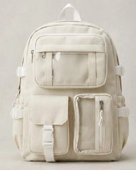 Casual Backpack with transparent pocket