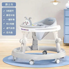 Baby Walker Round Shape SS Frame Breathable seat Korea Made With Lights and Music