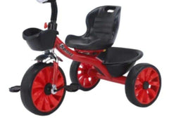 Kids Tricycle Red Black 4 Color Wheels