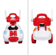Kids Riding Car Red White Plastic Safe Durable