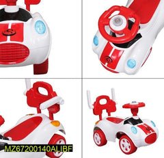 Kids Riding Car Red White Plastic Safe Durable