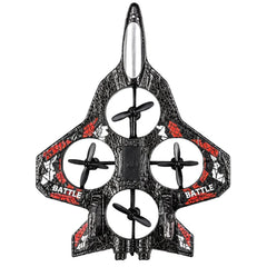 Premium RC Fighter Plane 2.4 GHz | Remote Control Foam Airplane Toy with Lights & 3D Stunt Glider