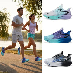 New Foreign Trade Model 2026 Breathable Ice Silk Running Shoes, Ultra-Light Shock-Absorbing Racing Shoes, Non-Slip Racing Running Shoes for Couples, Trendy for Students