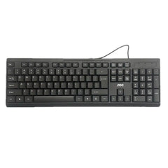 AOC KB161 Wired Keyboard Black 446x139mm