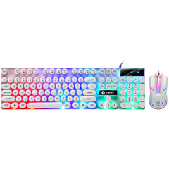 Limo GTX300 Keyboard and Mouse Set Punk Retro Keyboard Backlight Game USB Wired Suspension Keyboard and Mouse Set