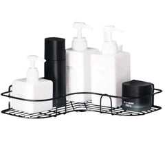 Wall Corner Rack | Multipurpose Kitchen & Bathroom Corner Organizer | Metal Wall Mount Storage Rack