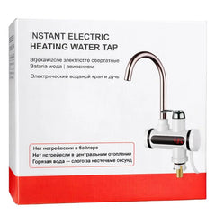 Premium Electric Instant Heating  Faucet  | Digital Temperature Display | Metal handle |  Kitchen & Bathroom Hot Water Tap