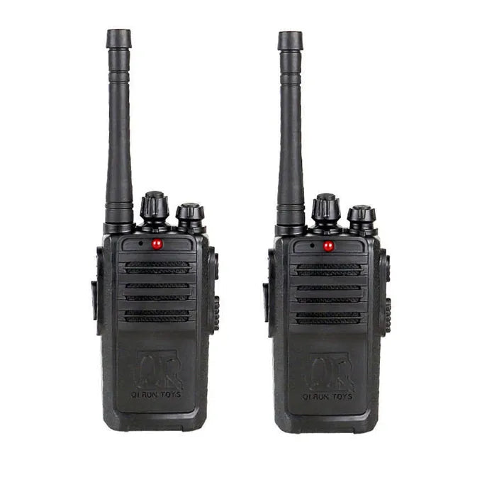 New Portable Black Walkie Talkie Pair With Batteries – Battery Operated