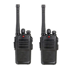 New Portable Black Walkie Talkie Pair With Batteries – Battery Operated