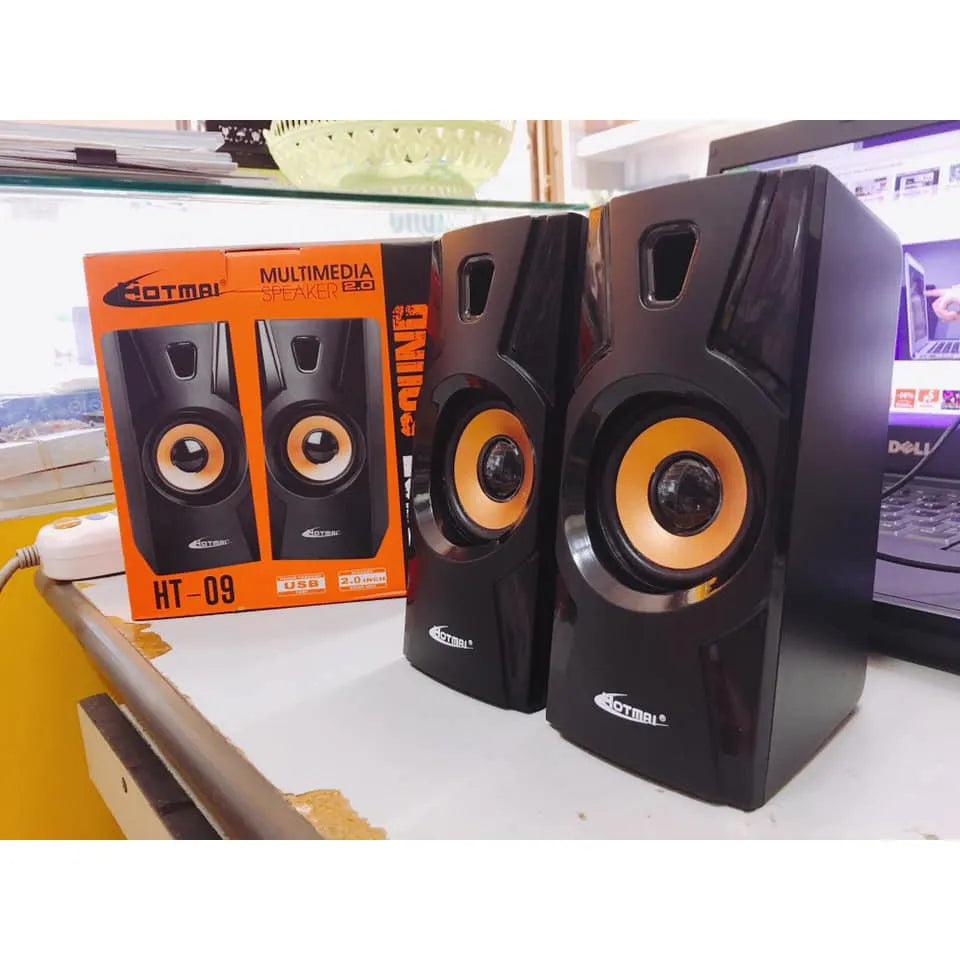 HT09A HOTMAI Portable Speaker Wired USB2.0 Powered W/3.5MM AUX IN For Laptop/Mobile/MP4 Subwoofer Sounds Extra BASS