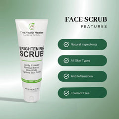 Brightening Glow Kit by The Health Healer | Face Wash, Scrub & Night Cream Set