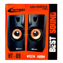 HT09A HOTMAI Portable Speaker Wired USB2.0 Powered W/3.5MM AUX IN For Laptop/Mobile/MP4 Subwoofer Sounds Extra BASS