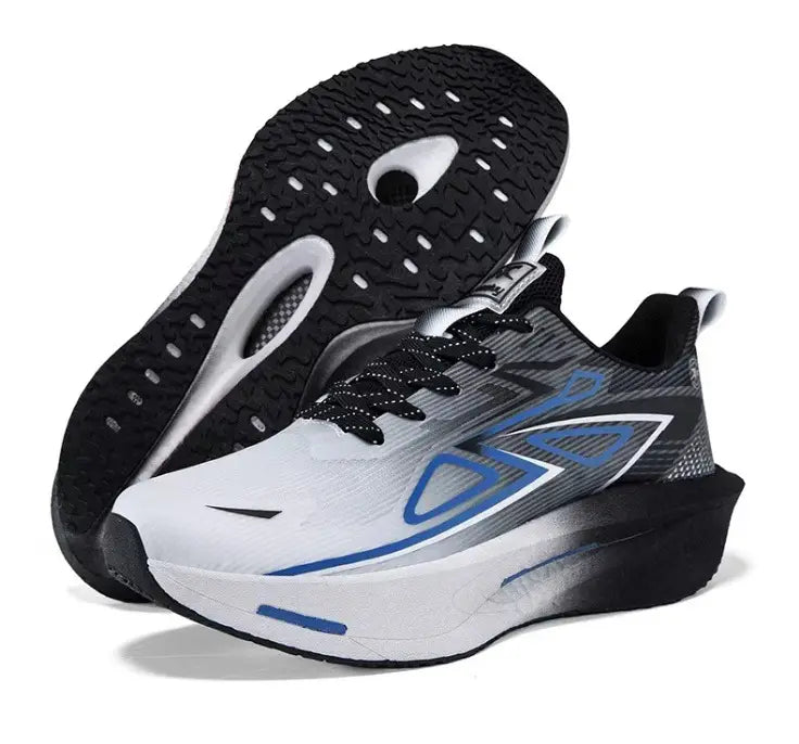 New Foreign Trade Model 2026 Breathable Ice Silk Running Shoes, Ultra-Light Shock-Absorbing Racing Shoes, Non-Slip Racing Running Shoes for Couples, Trendy for Students