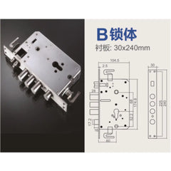 New Smart Lock for Home Use, Smart Door Lock with Fingerprint and Password, Entry Door Lock, Swipe Card Door Lock for Apartments and Hotels, Electronic Lock
