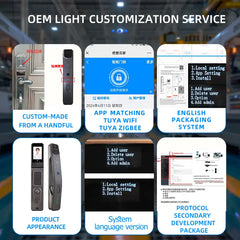 Home-Use Cross-Border Graffiti Smart Lock Fully Automatic Facial Recognition Smart Lock for Entry Doors Fingerprint Password Lock Wholesale