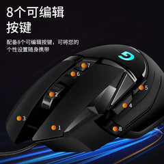 G502 Gaming Mouse RGB Colorful Macro Programming 6 DPI 8 Buttons