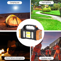 2 in1 Rechargeable Solar Charging LED Double Sided Handy Heavy Bulb Light