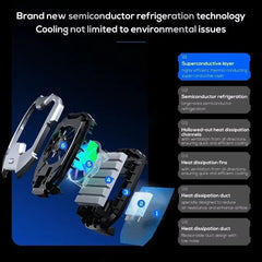 Cooling fan DLA8 Cooling fan for gaming DLA8 best mobile cooler mobile phone radiator compatible with android and IOS