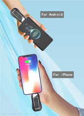 New 2 in 1 Keychain Portable Key chain Power Bank Emergency Charging Treasure Wireless Portable Charger